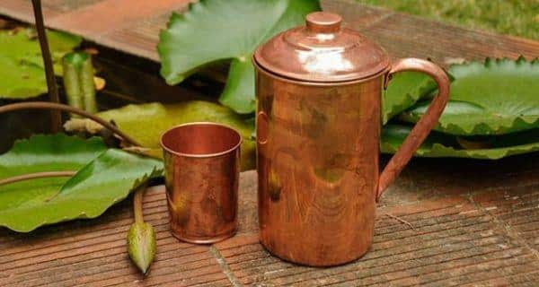 Image result for copper vessel water