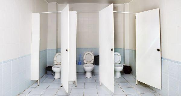 Restroom floors