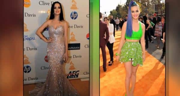 Katy Perry's style tarnsformation
