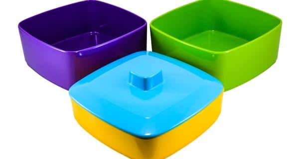 Plastic tiffin boxes