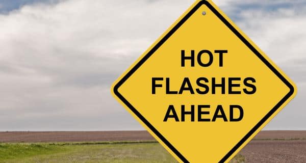 How can a person reduce the incidence of hot flashes?