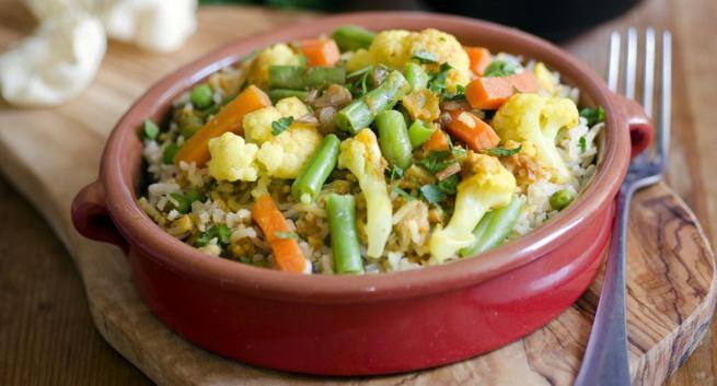 healthy vegetable biryani recipe-THS