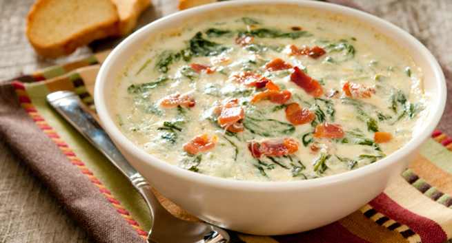 Spinach raita