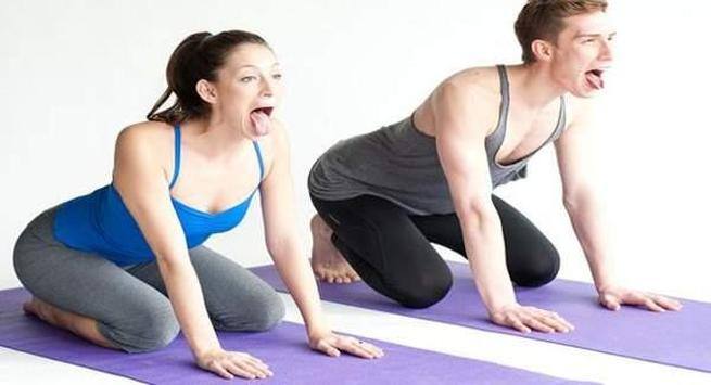 Simhasana or lion's pose