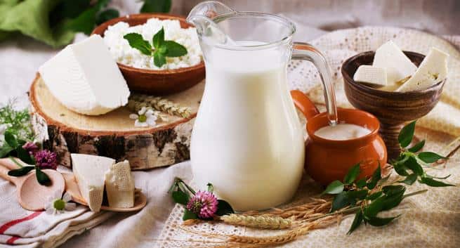 milk and foods