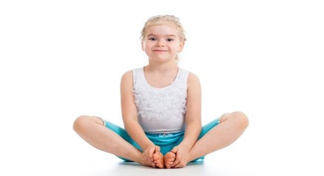 Butterfly pose