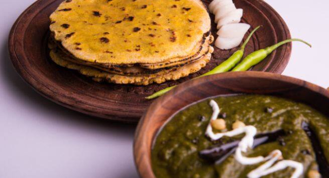 Sarson ka saag Makki Roti Hindi