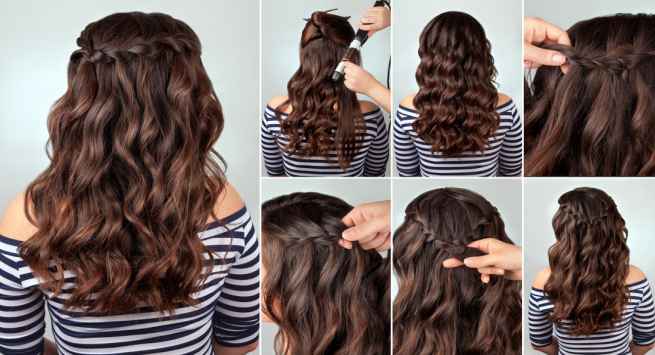 waterfall braid hindi