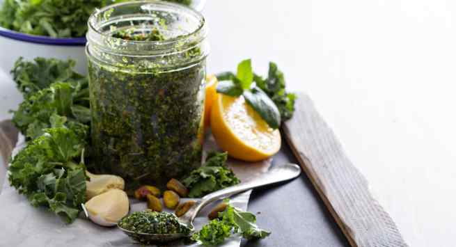 kale-pesto Hindi