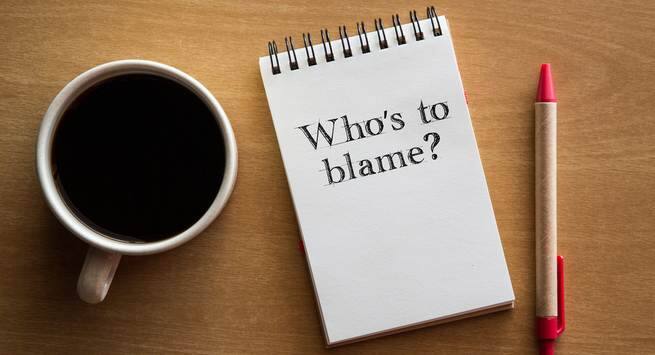 You do not blame circumstances