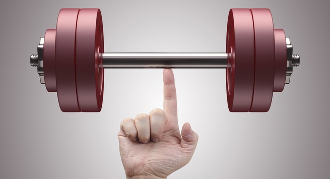 You lift light weights