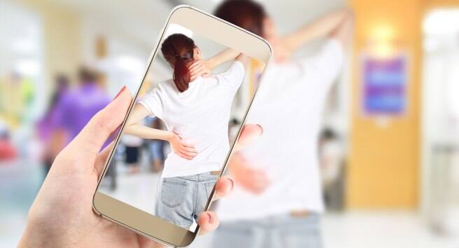 Neck-pain Smartphone addiction can lead to pains