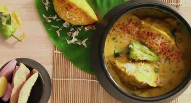 Steamed-Kachori-Kadhi Hindi