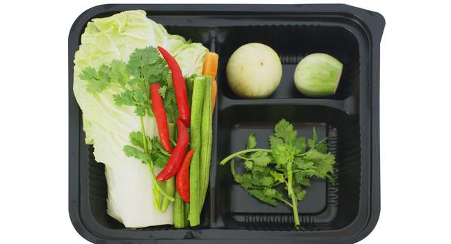 Cut vegetables