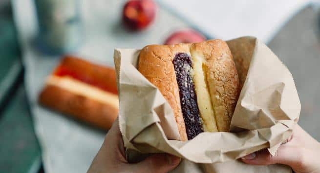 Foods with fruit fillings