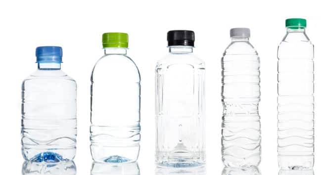 Old plastic bottles