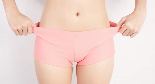 Wear loose fitted pantties and pants