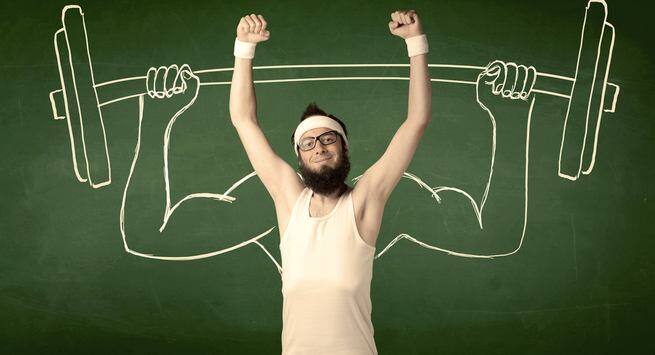 Lack-of-muscularity-sign low sperm count