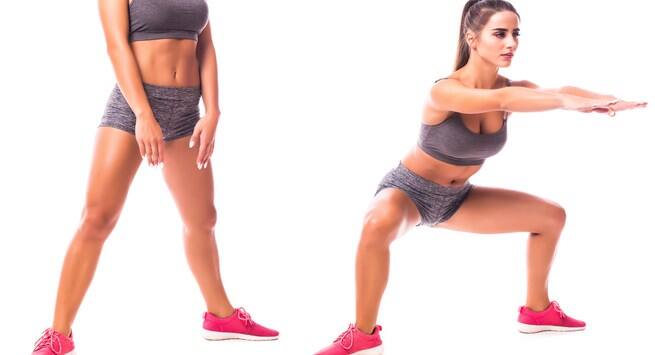Sumo-squats Hindi