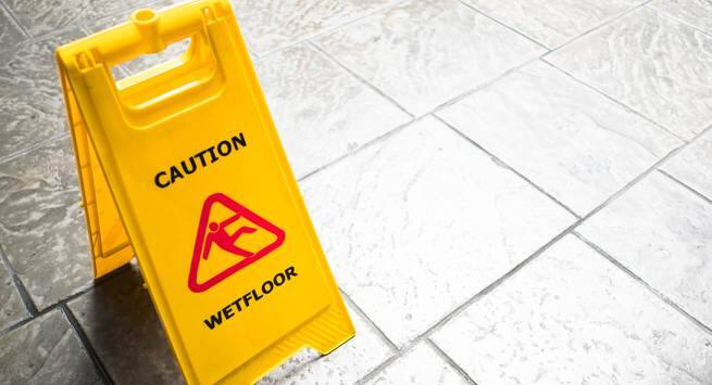 You may slip