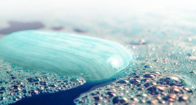 Avoid soap and water