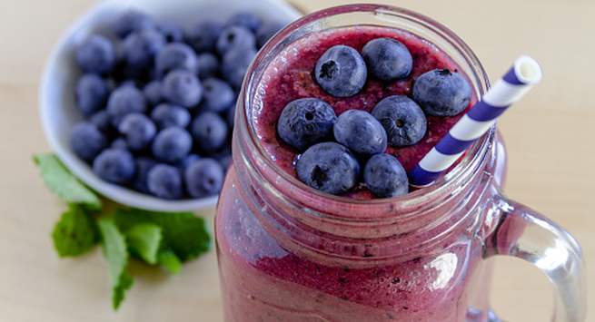 Blueberry-smoothie