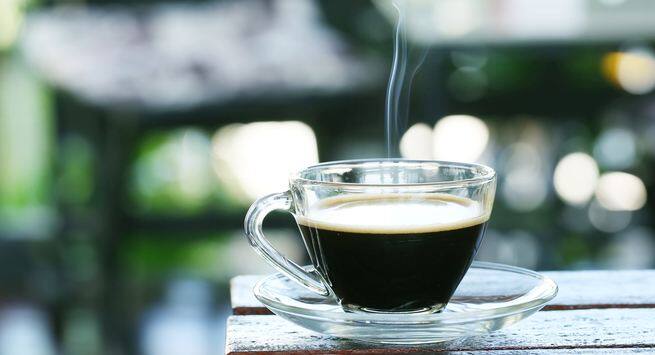 Drink black coffee