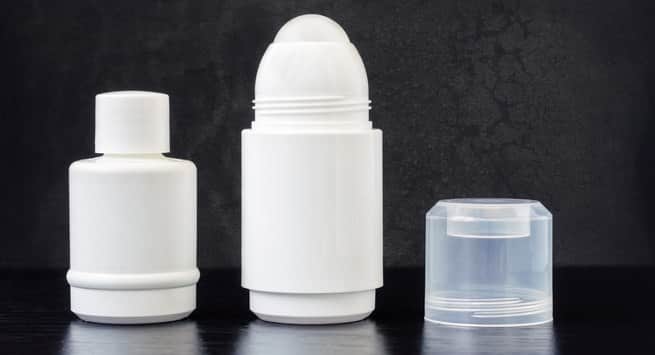 Cap of deodorant bottle