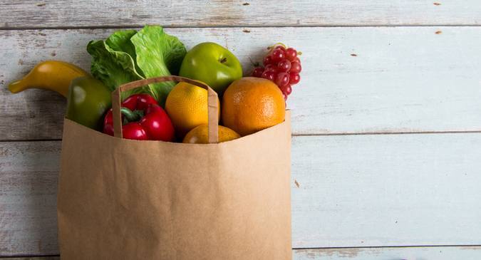 Lifting heavy grocery bags