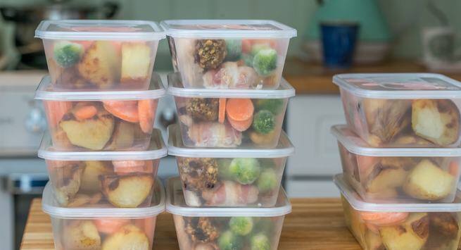 Frozen vegan meals