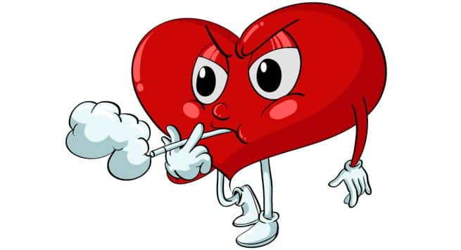 heart smoking