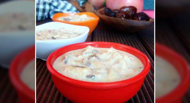 Dates-and-Apple-Kheer Hindi