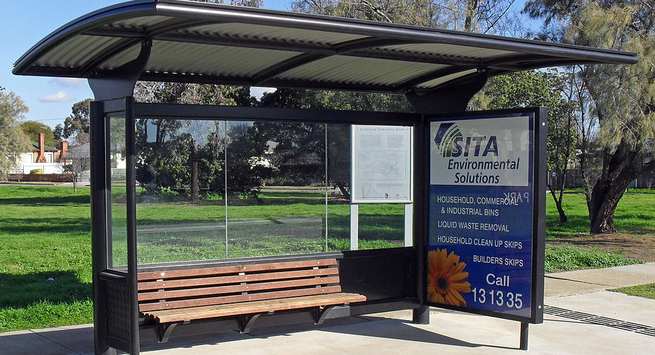 Get off at the wrong bus stop