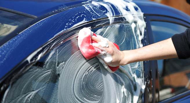 Wash the car