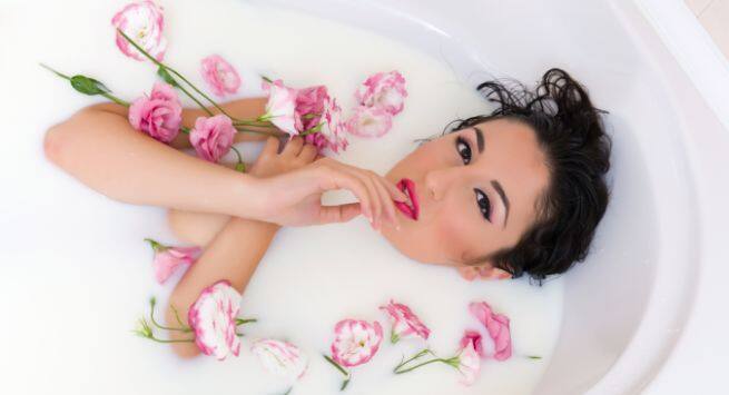 milk beauty remedies Hindi