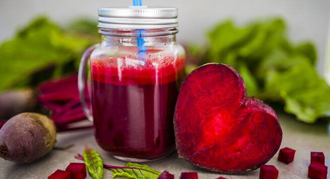 beetroot juice Hindi
