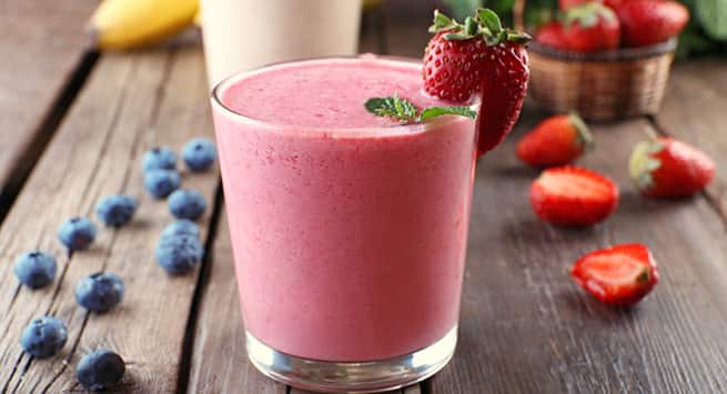 strawberry shake Hindi