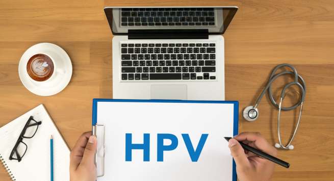 An HPV infection