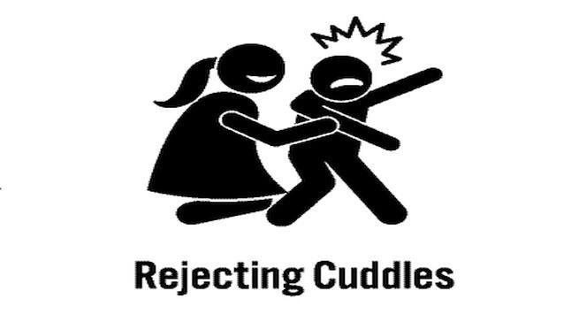 Rejecting cuddles