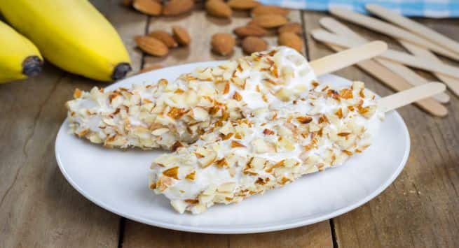 Banana Popsicles