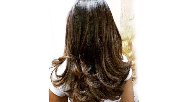 coffee balayage hair colour