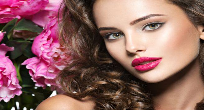pink lipstick