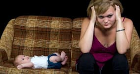 What triggers post-partum depression?