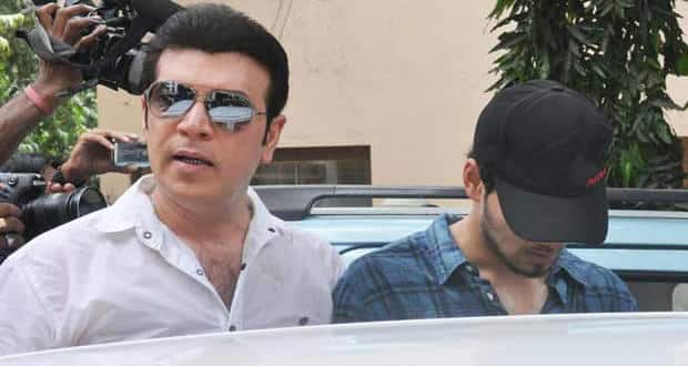 Sooraj Pancholi (Right) seen with father Aditya