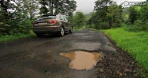 Driving on bad roads