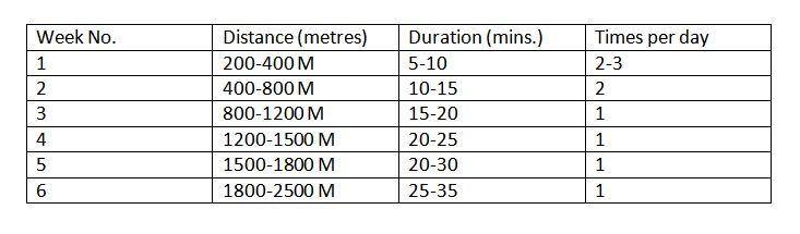 Exercise table for patients