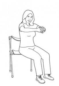 upper back stretch