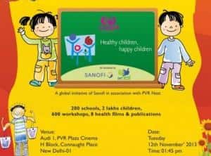 Sanofi  PVR Nest's CineArt Healthy children happy children program