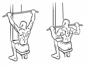 lateral pull down