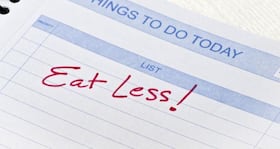 Want to eat less? Eat in smaller plates!